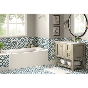 64 alcove bathtub